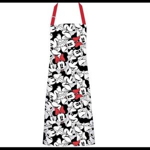 Disney Cotton Apron - Minnie Mouse Face, Gray